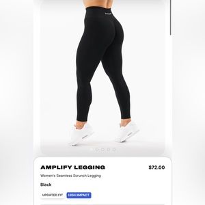 Alphalete Amplify Legging (UPDATED FIT) - Black